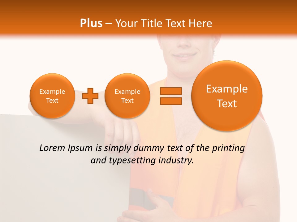 Spanner Standing Hat PowerPoint Template