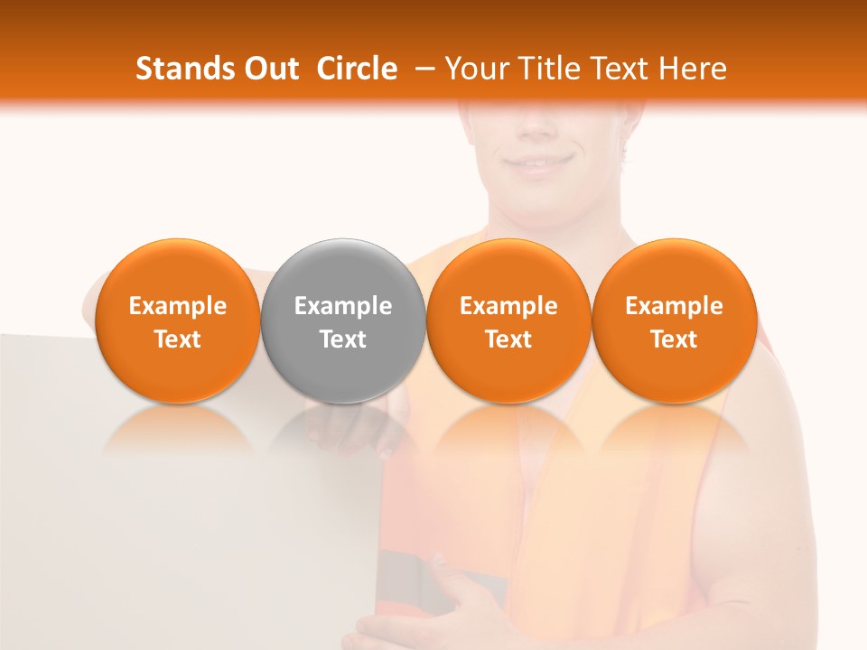 Spanner Standing Hat PowerPoint Template