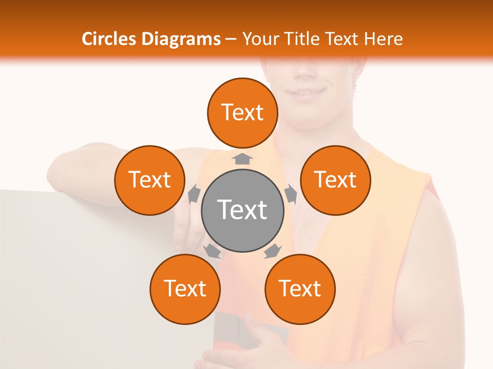 Spanner Standing Hat PowerPoint Template