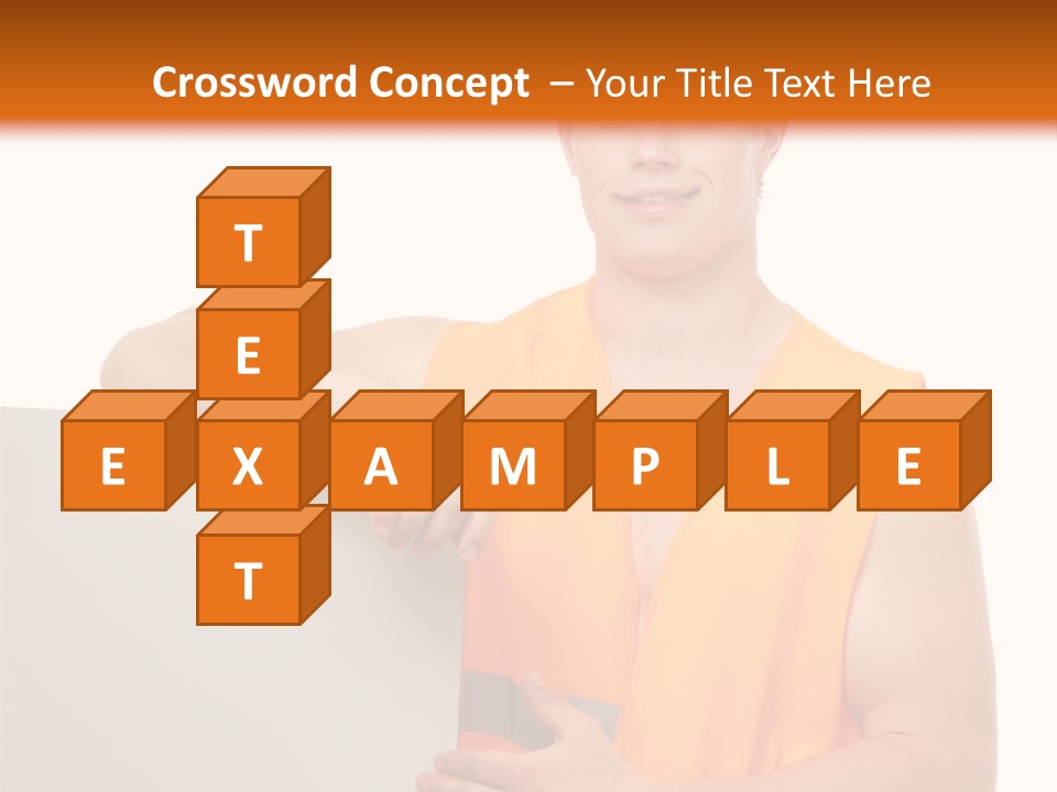 Spanner Standing Hat PowerPoint Template