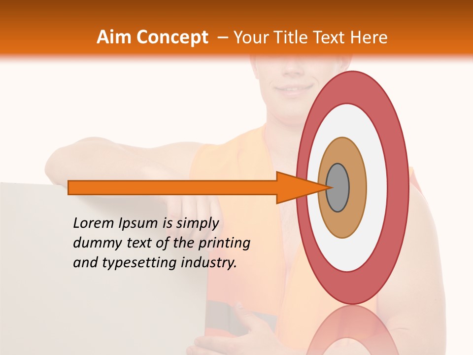 Spanner Standing Hat PowerPoint Template