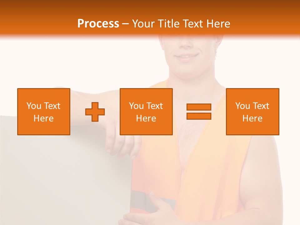 Spanner Standing Hat PowerPoint Template