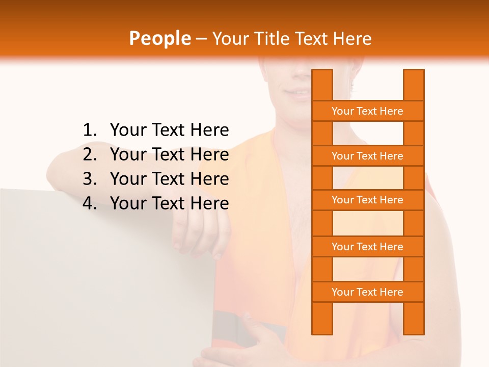 Spanner Standing Hat PowerPoint Template