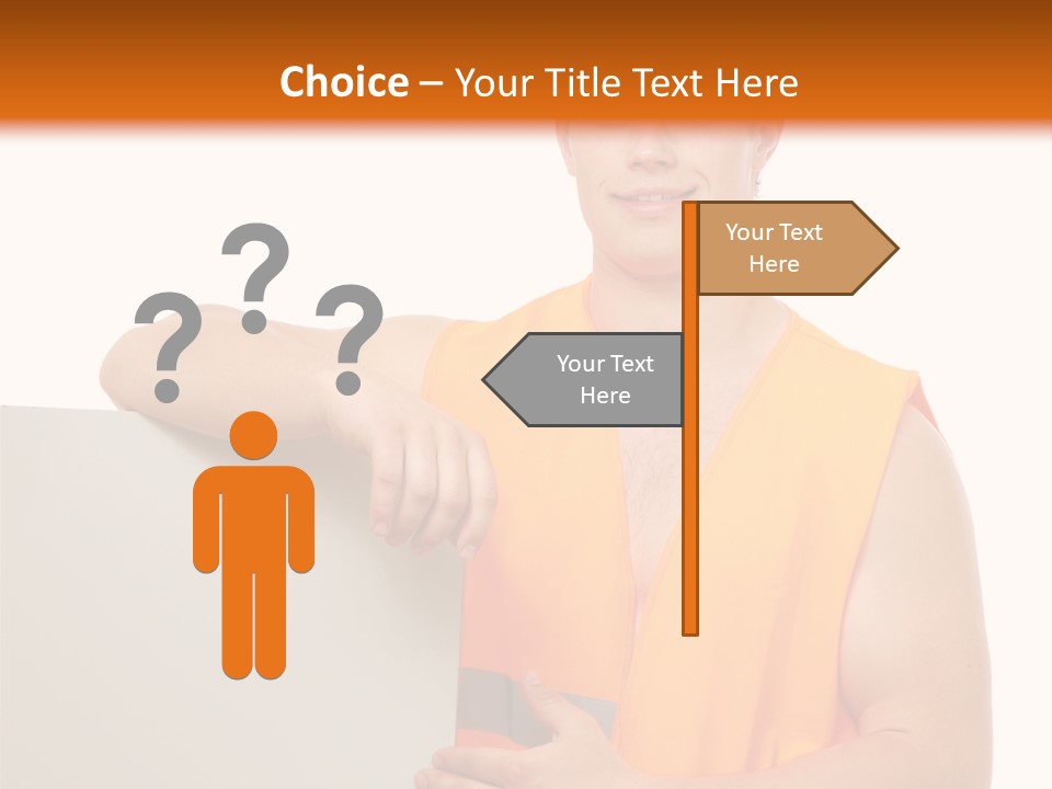 Spanner Standing Hat PowerPoint Template