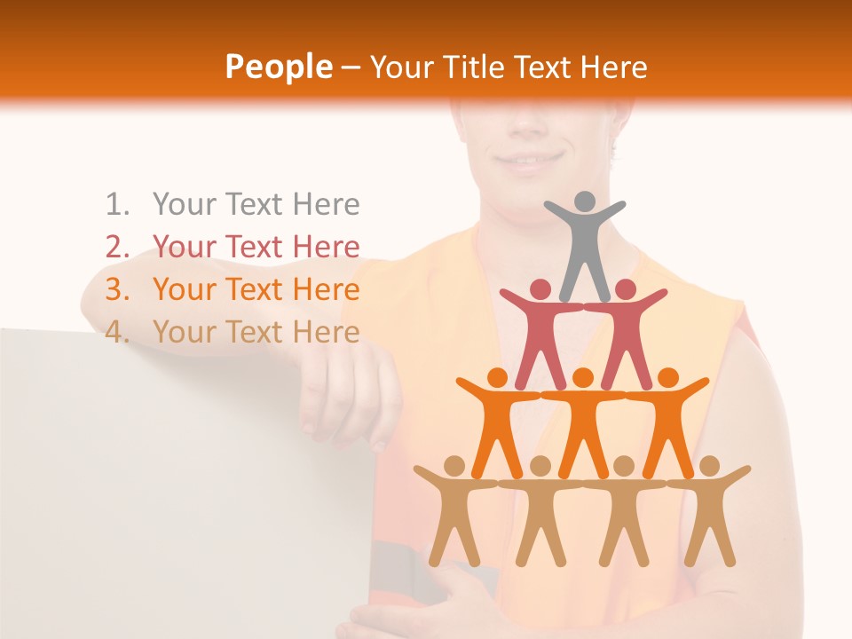 Spanner Standing Hat PowerPoint Template