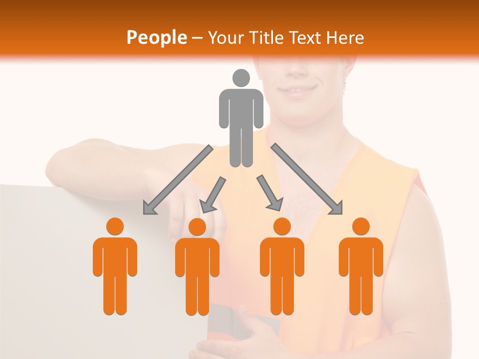 Spanner Standing Hat PowerPoint Template
