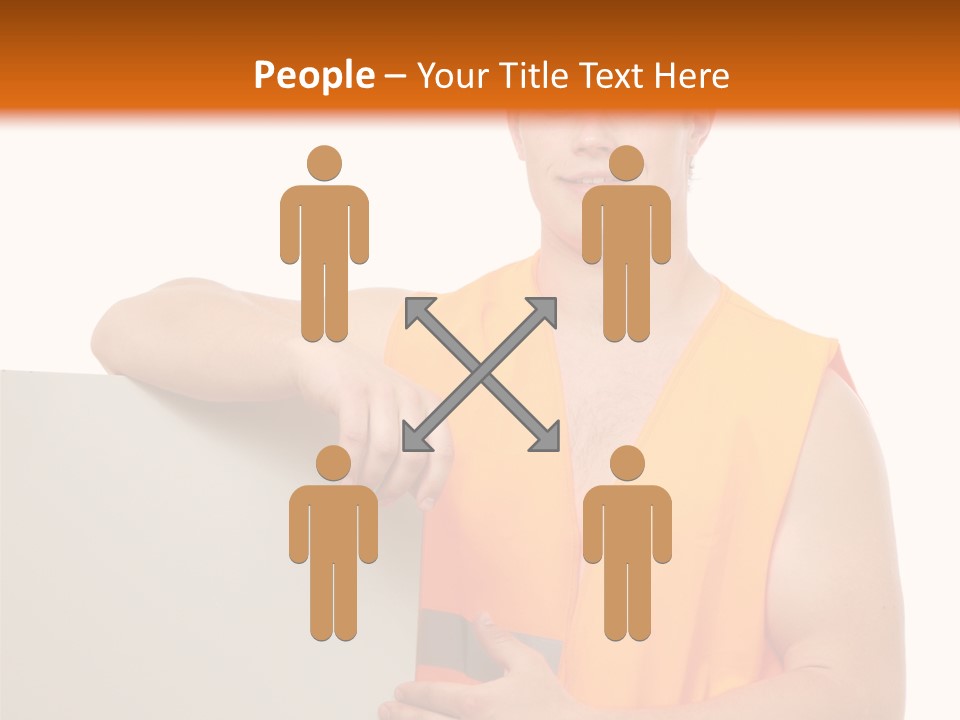 Spanner Standing Hat PowerPoint Template