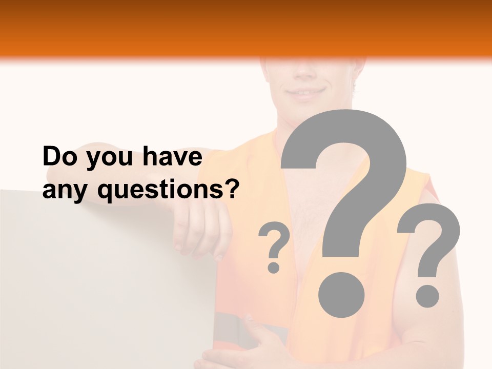 Spanner Standing Hat PowerPoint Template