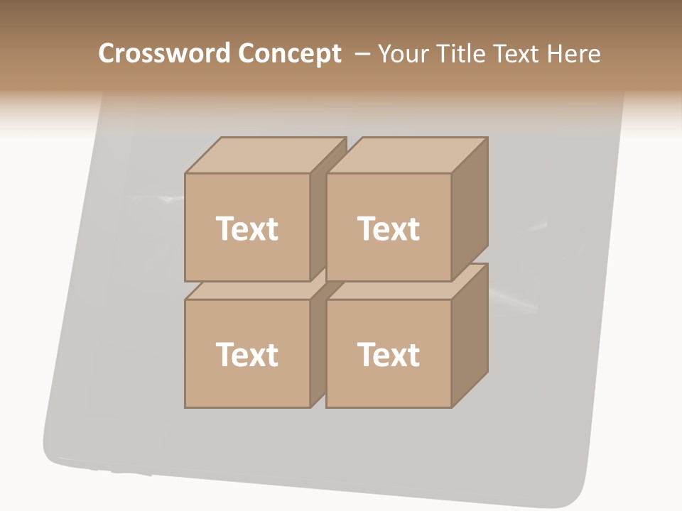 Business Handshake Netbook PowerPoint Template