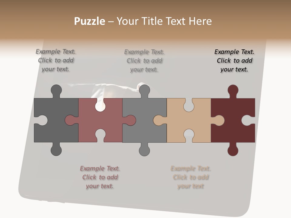 Business Handshake Netbook PowerPoint Template