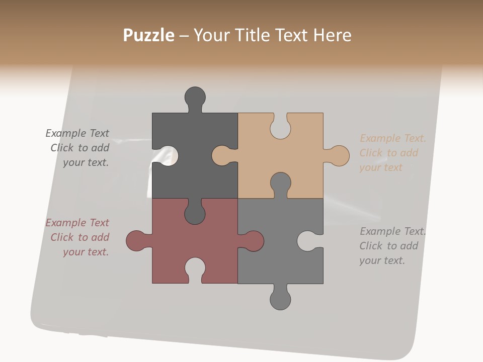 Business Handshake Netbook PowerPoint Template