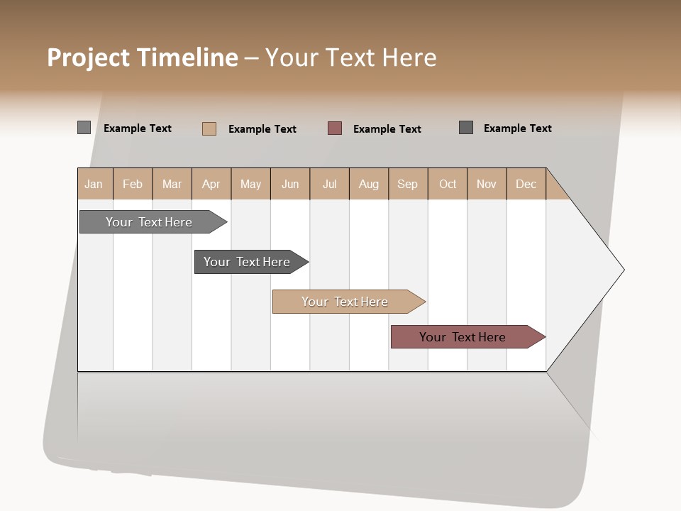 Business Handshake Netbook PowerPoint Template