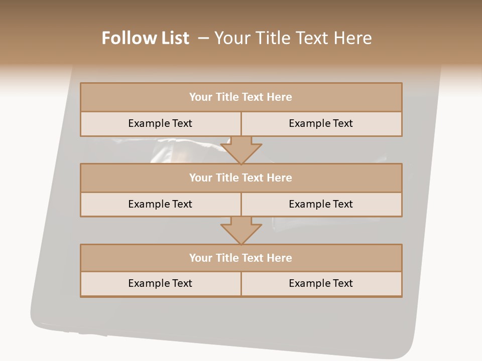 Business Handshake Netbook PowerPoint Template