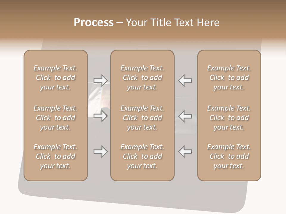 Business Handshake Netbook PowerPoint Template