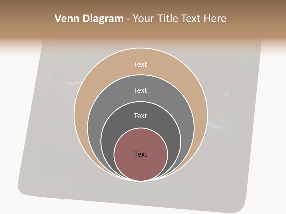 Business Handshake Netbook PowerPoint Template