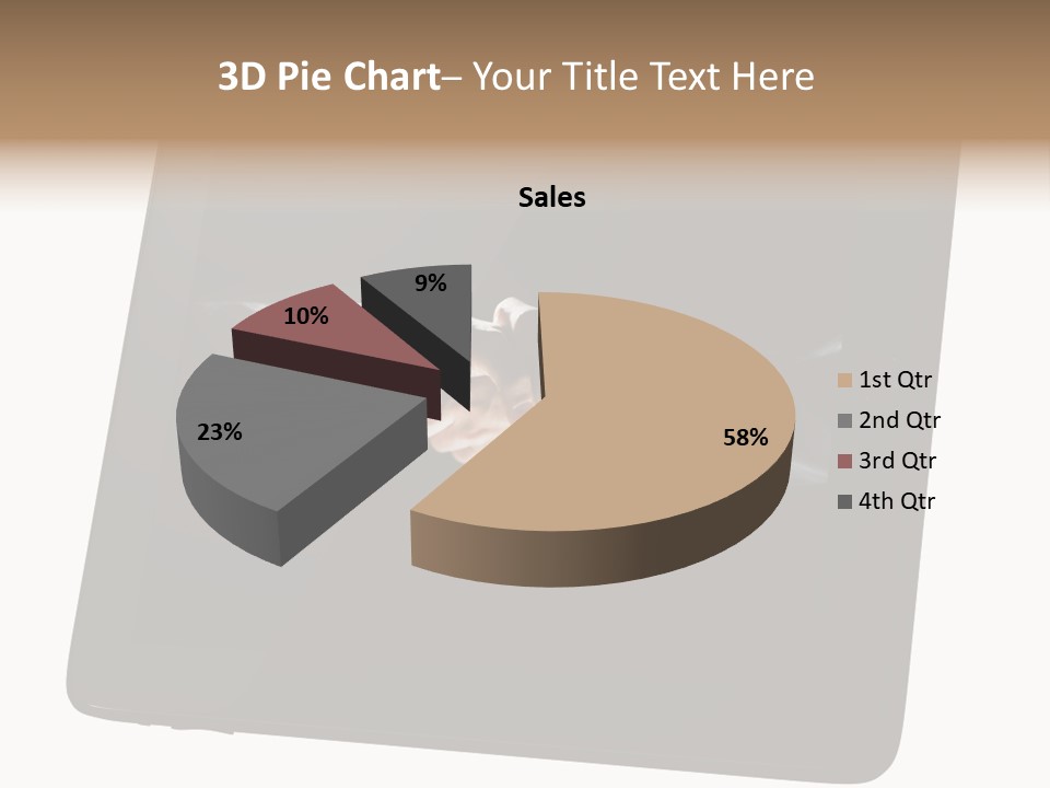 Business Handshake Netbook PowerPoint Template