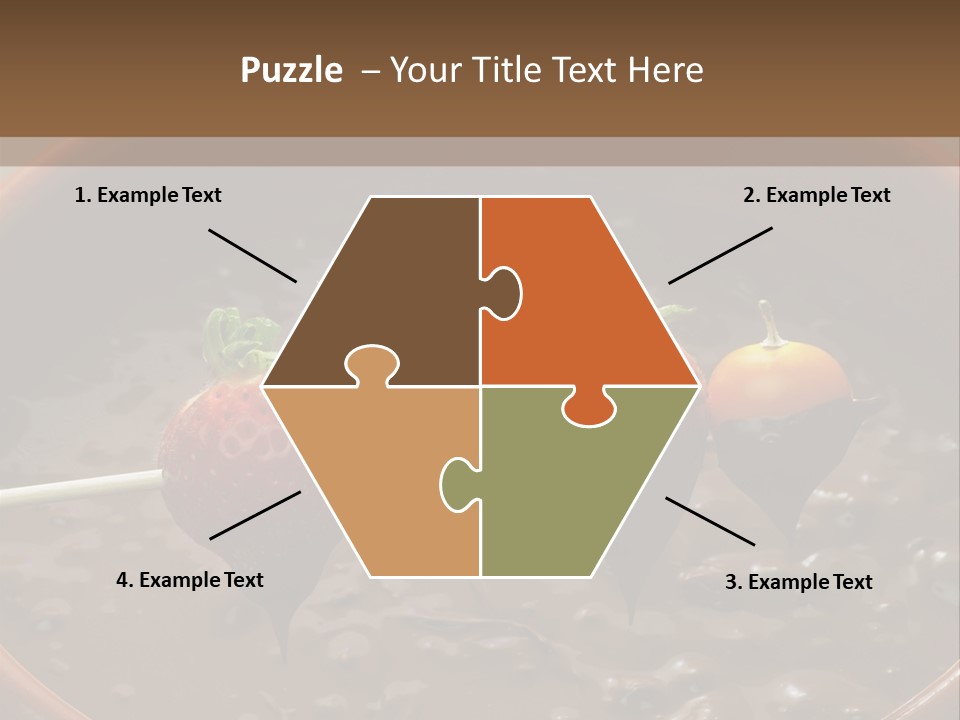 Chocolate Unhealthy Calories PowerPoint Template