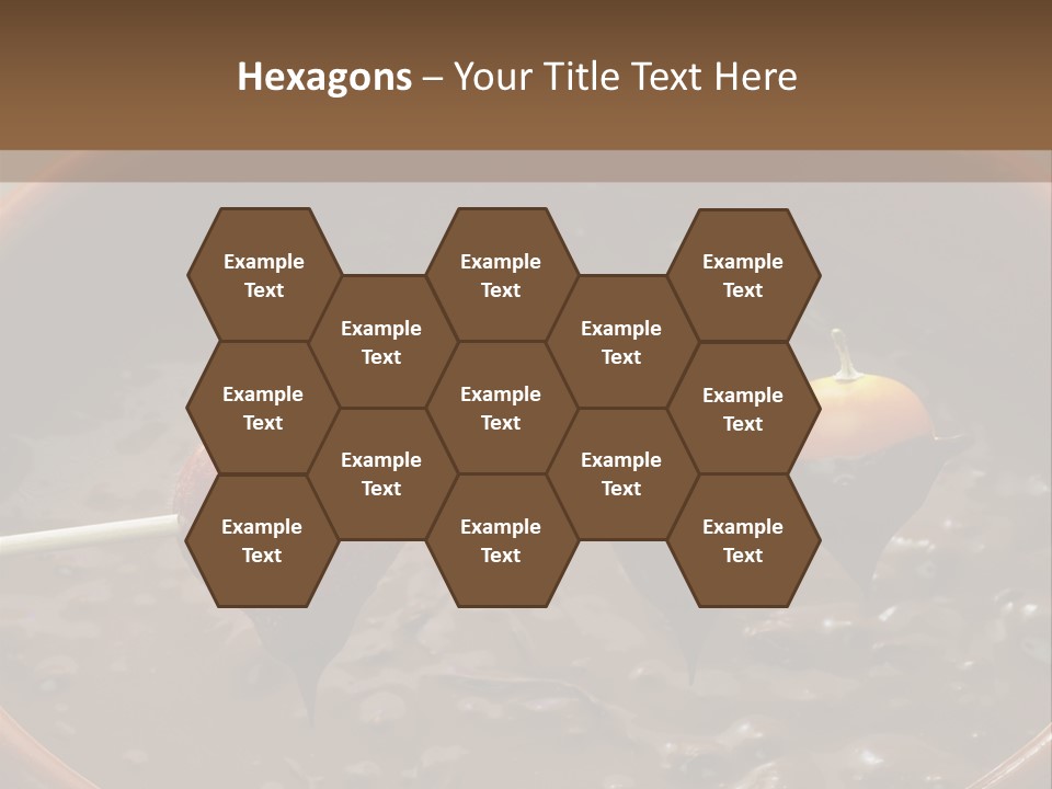 Chocolate Unhealthy Calories PowerPoint Template