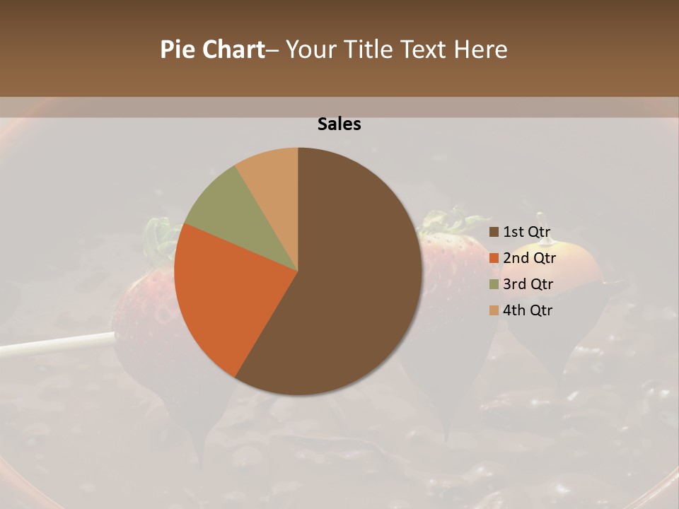Chocolate Unhealthy Calories PowerPoint Template