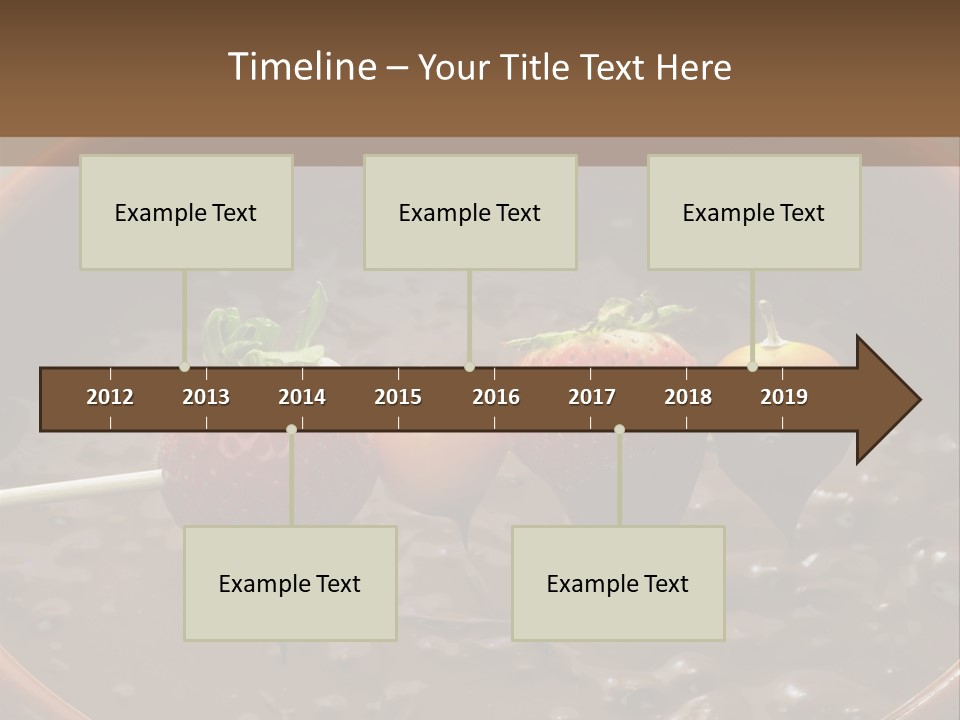 Chocolate Unhealthy Calories PowerPoint Template