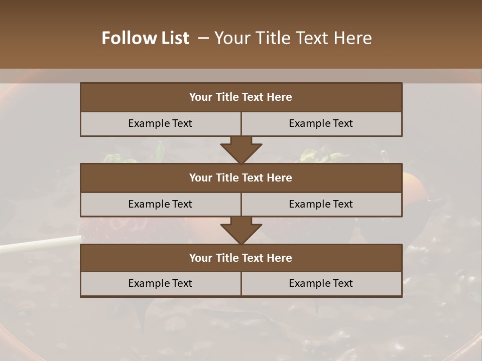 Chocolate Unhealthy Calories PowerPoint Template