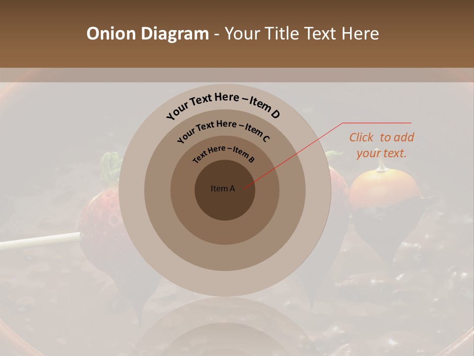 Chocolate Unhealthy Calories PowerPoint Template