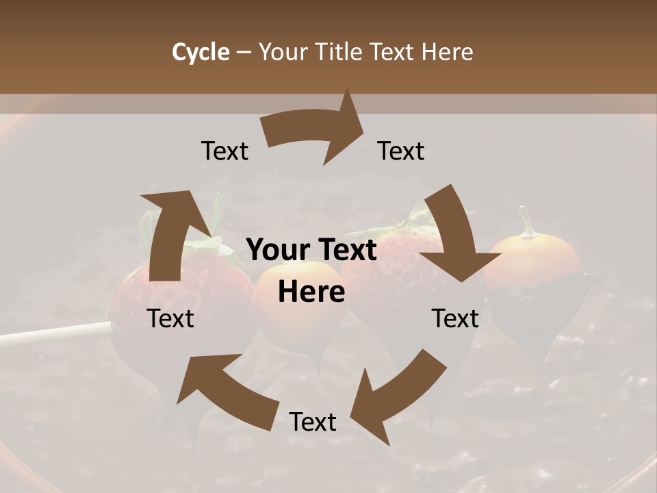 Chocolate Unhealthy Calories PowerPoint Template