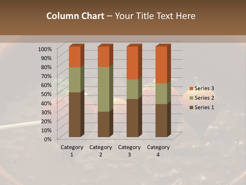 Chocolate Unhealthy Calories PowerPoint Template