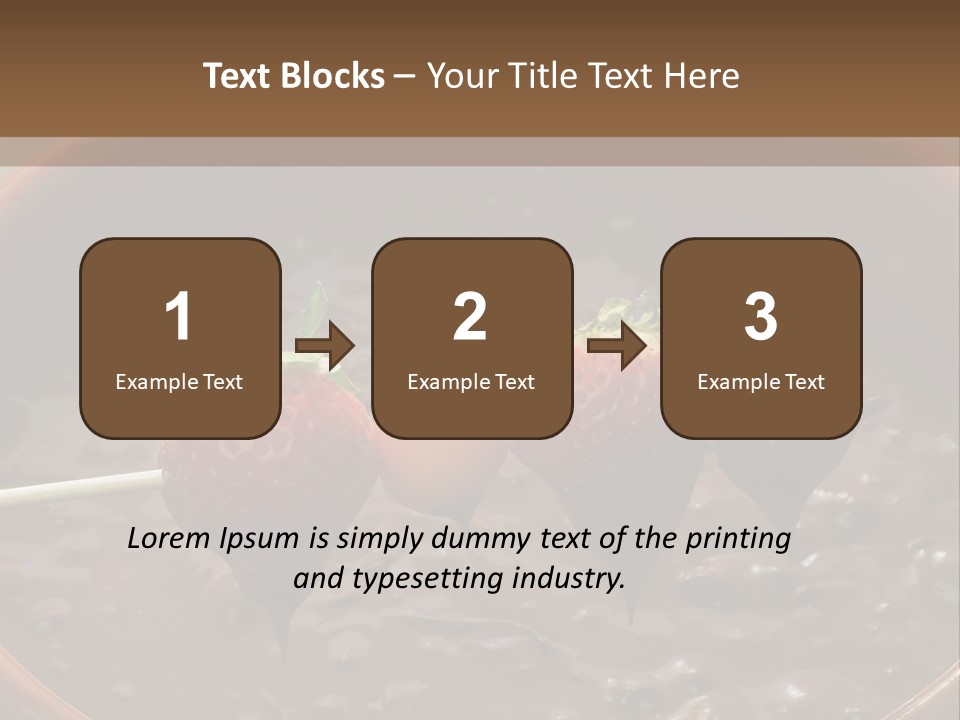 Chocolate Unhealthy Calories PowerPoint Template