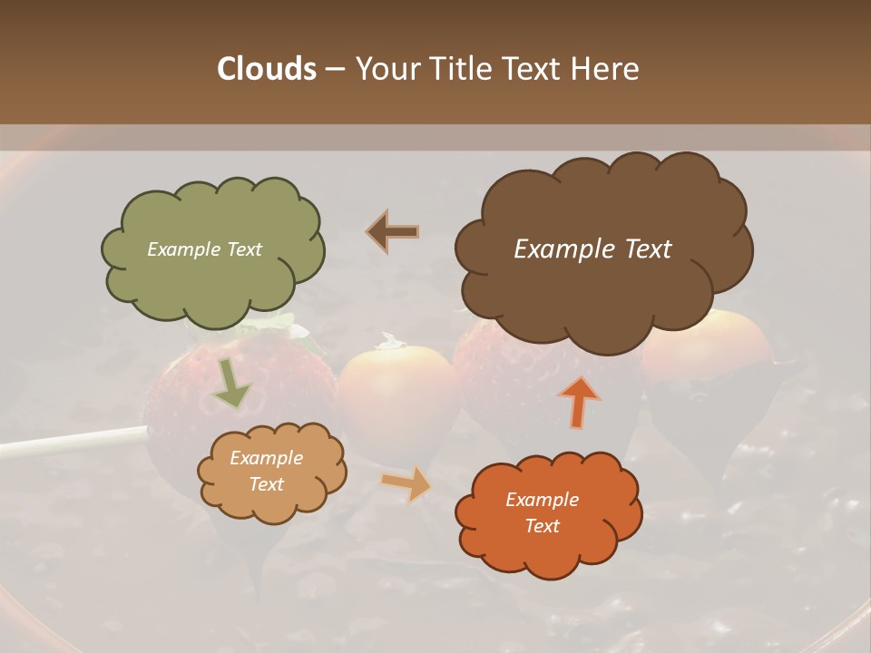 Chocolate Unhealthy Calories PowerPoint Template