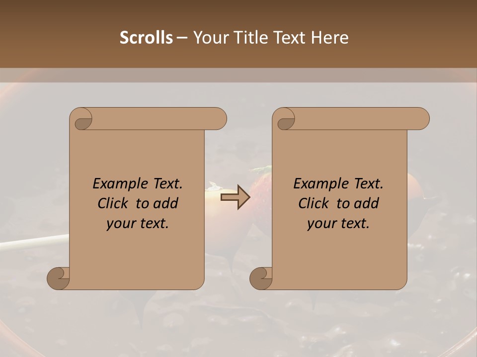 Chocolate Unhealthy Calories PowerPoint Template