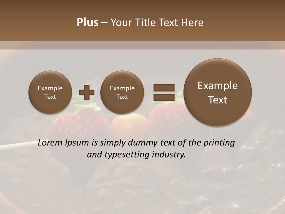 Chocolate Unhealthy Calories PowerPoint Template