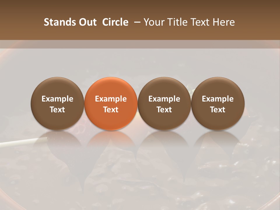 Chocolate Unhealthy Calories PowerPoint Template