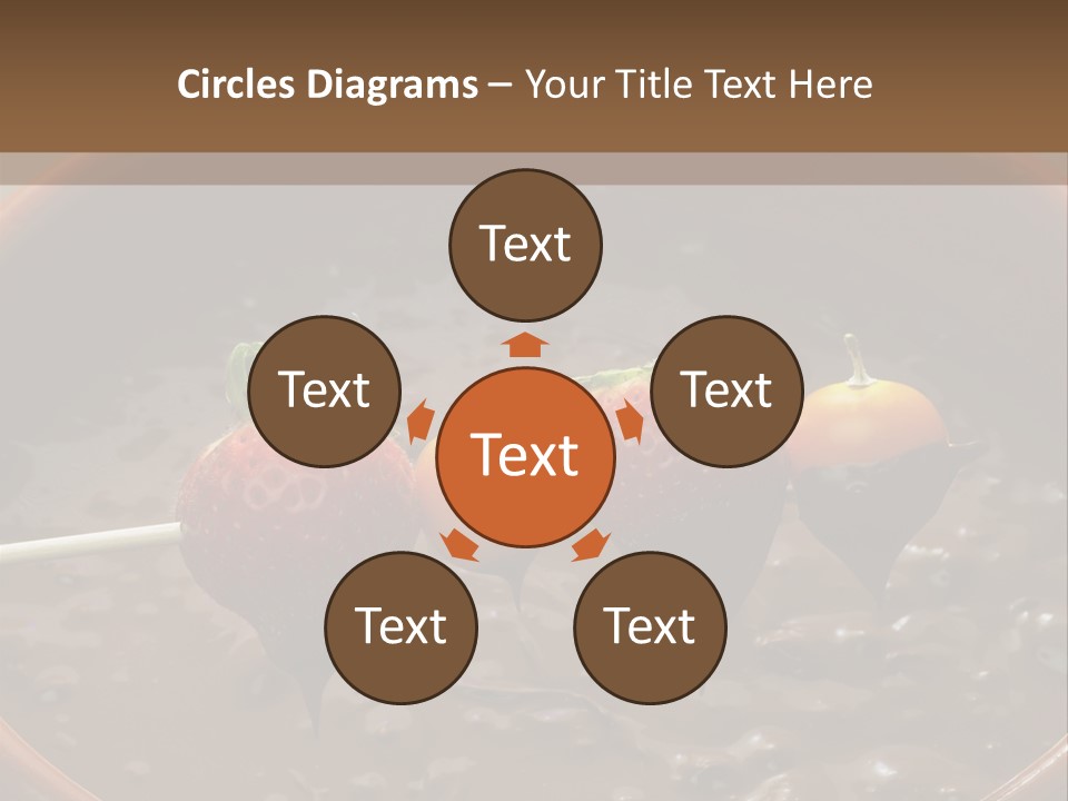 Chocolate Unhealthy Calories PowerPoint Template