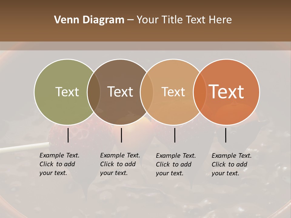 Chocolate Unhealthy Calories PowerPoint Template