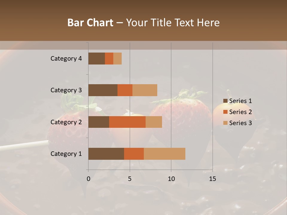 Chocolate Unhealthy Calories PowerPoint Template