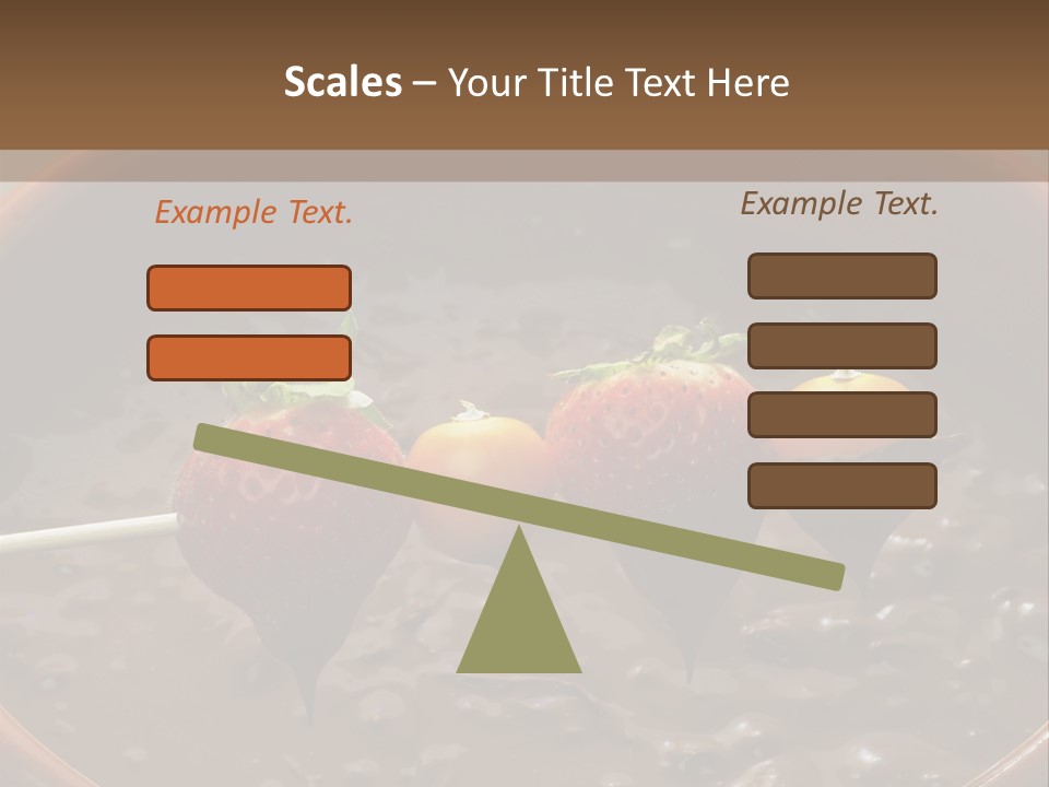 Chocolate Unhealthy Calories PowerPoint Template