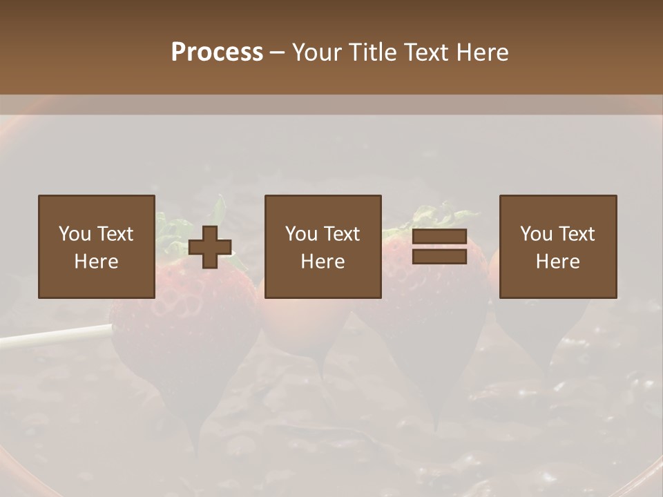 Chocolate Unhealthy Calories PowerPoint Template