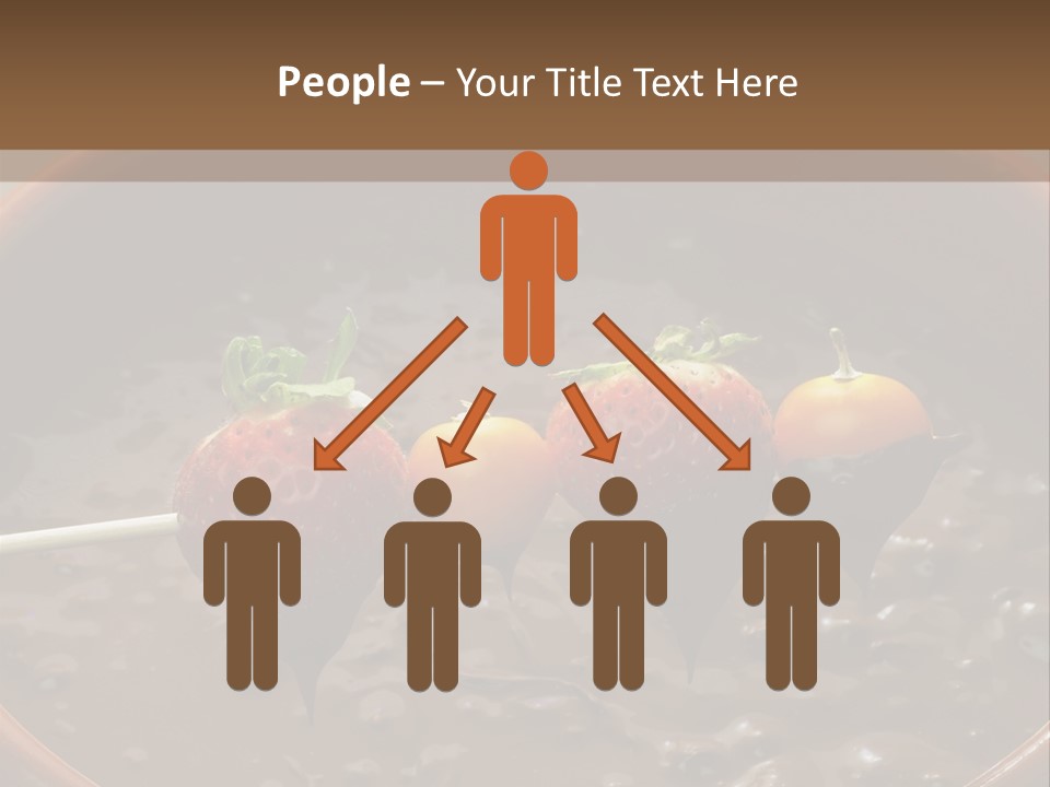 Chocolate Unhealthy Calories PowerPoint Template