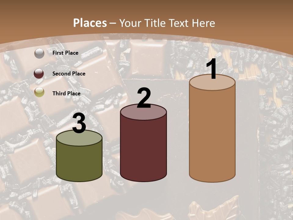 Tempting Close Up Calories PowerPoint Template