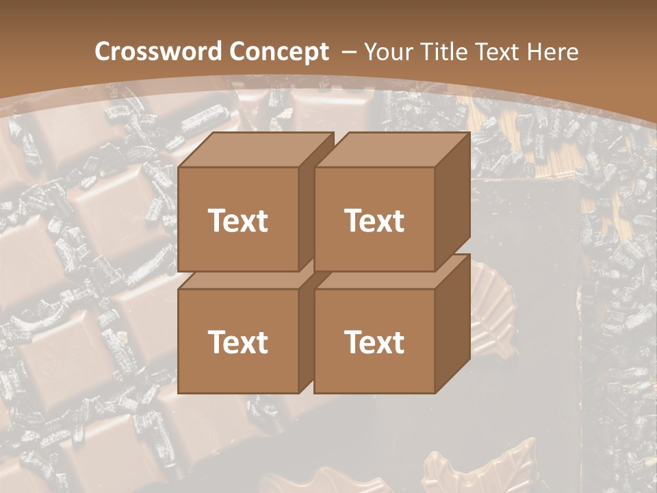 Tempting Close Up Calories PowerPoint Template