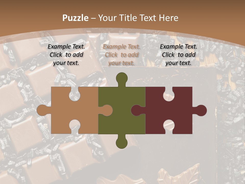 Tempting Close Up Calories PowerPoint Template