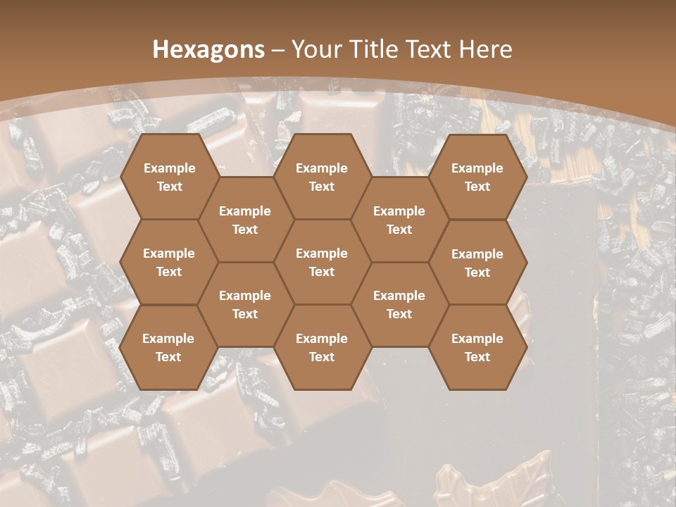 Tempting Close Up Calories PowerPoint Template