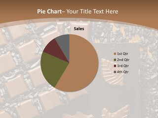 Tempting Close Up Calories PowerPoint Template