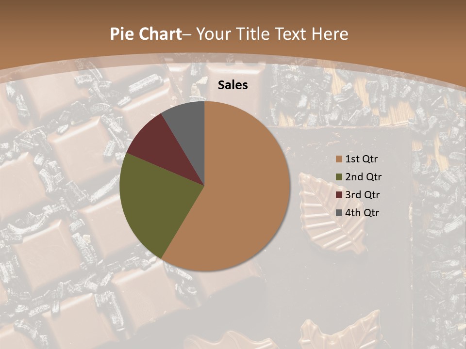 Tempting Close Up Calories PowerPoint Template