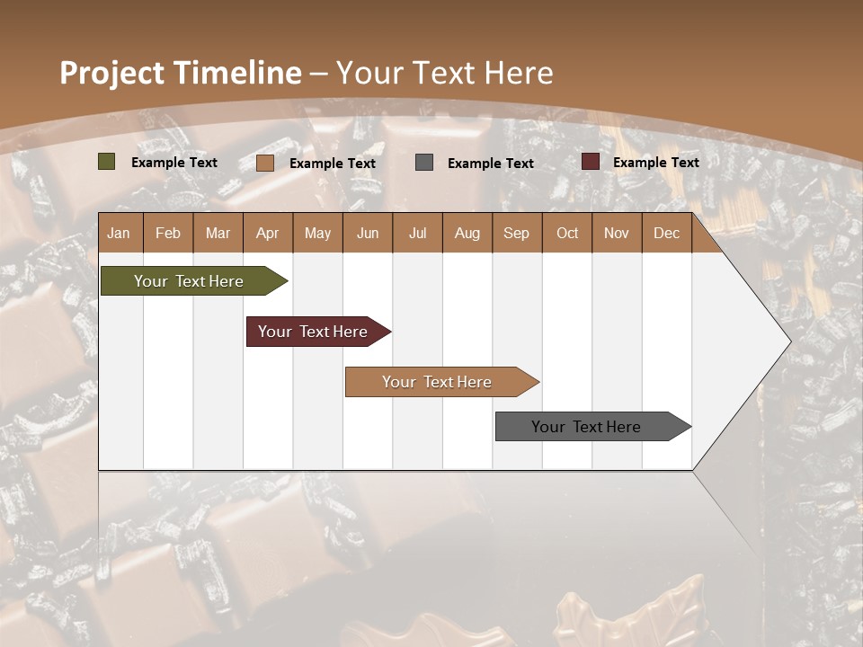 Tempting Close Up Calories PowerPoint Template