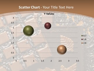 Tempting Close Up Calories PowerPoint Template