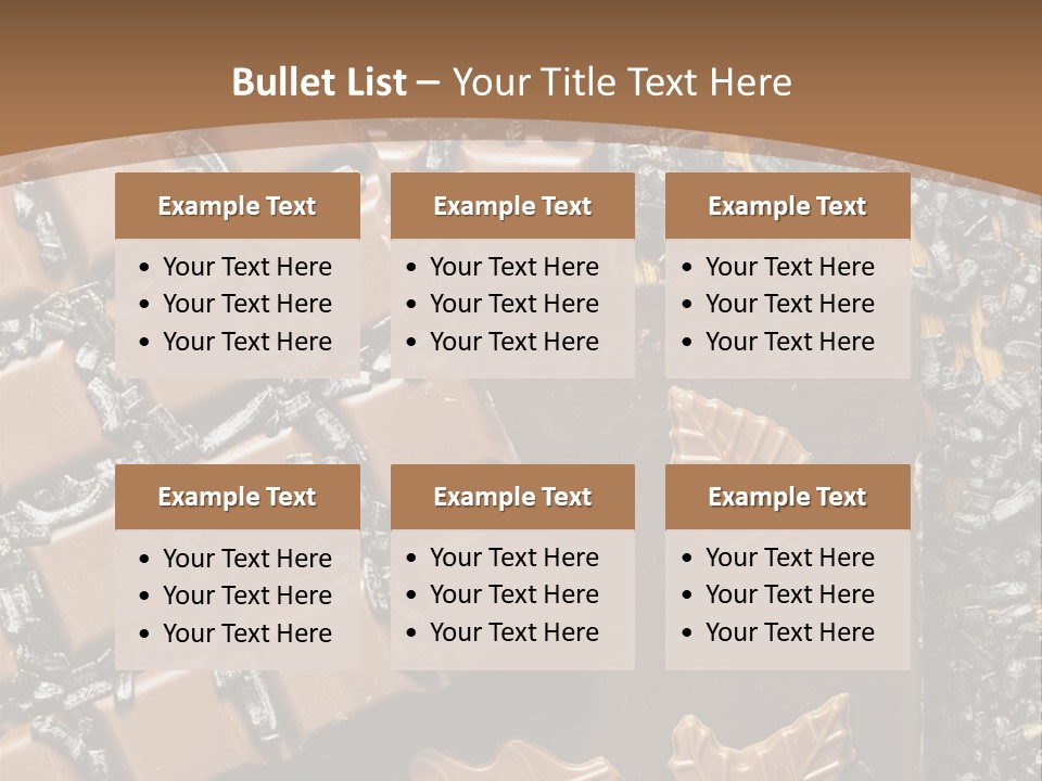 Tempting Close Up Calories PowerPoint Template