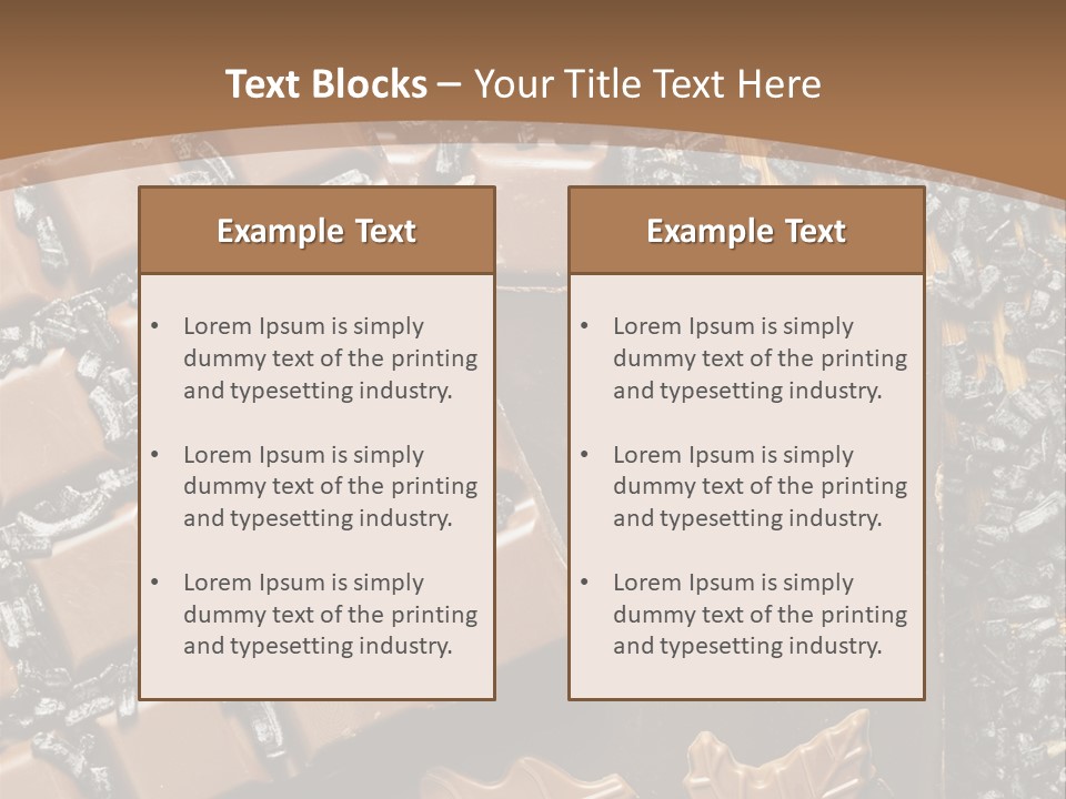 Tempting Close Up Calories PowerPoint Template