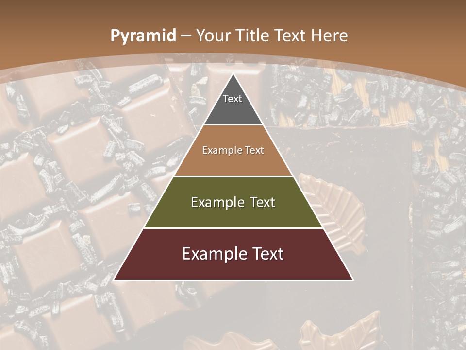 Tempting Close Up Calories PowerPoint Template